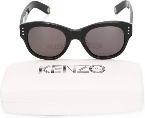 Kenzo zonnebril met ovalen frame Zwart