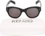 Kenzo zonnebril met ovalen frame Zwart - Thumbnail 3