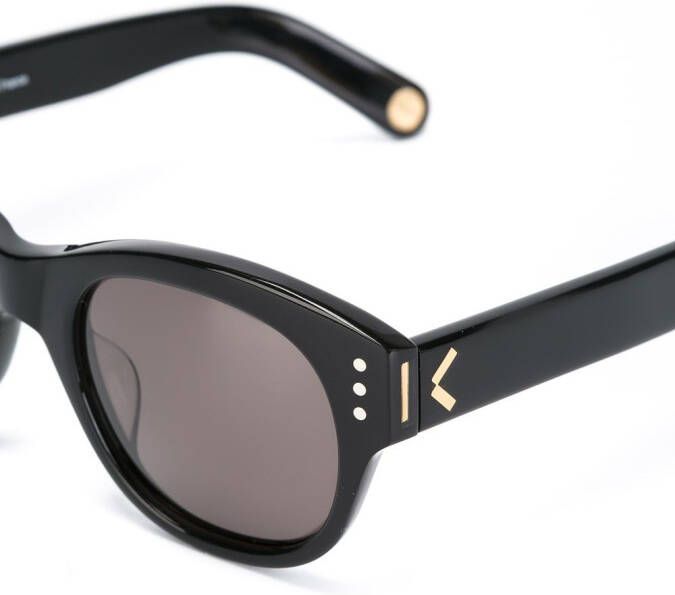 Kenzo zonnebril met ovalen frame Zwart