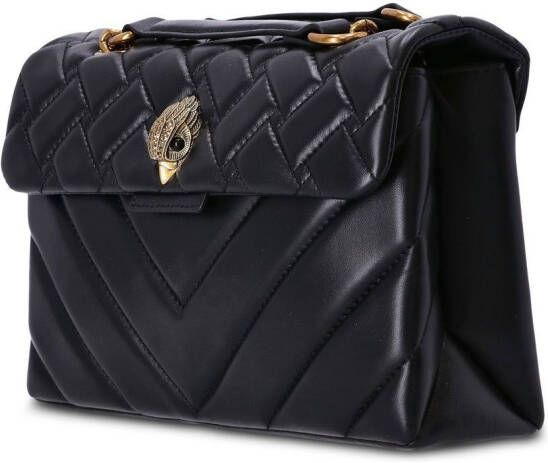 Kurt Geiger London Kensington gewatteerde schoudertas Zwart