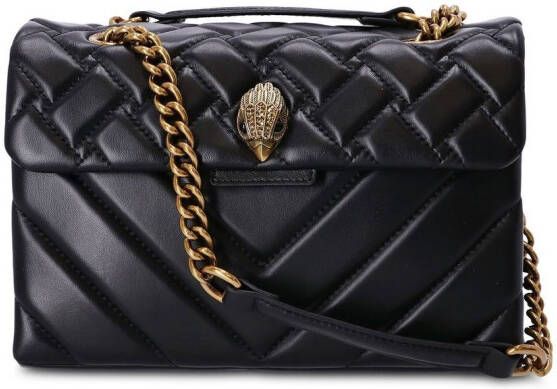 Kurt Geiger London Kensington gewatteerde schoudertas Zwart