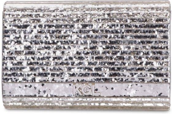 Kurt Geiger London Party Eagle clutch Zilver