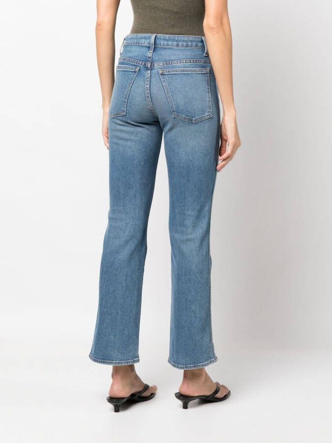 KHAITE Cropped jeans Blauw
