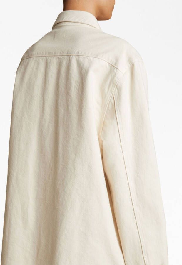 KHAITE Denim blouse Beige