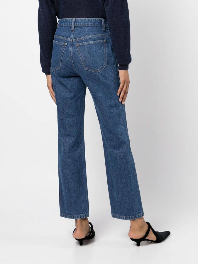 KHAITE Straight jeans Blauw