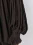 KHAITE Geplooide blouse Bruin - Thumbnail 5