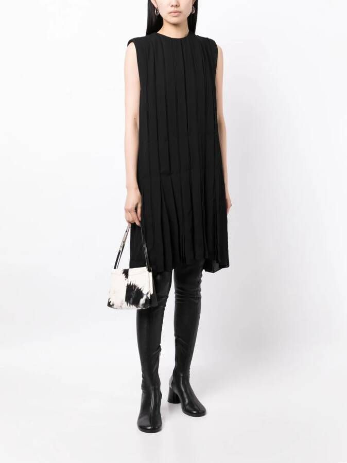 KHAITE Geplooide jurk Zwart