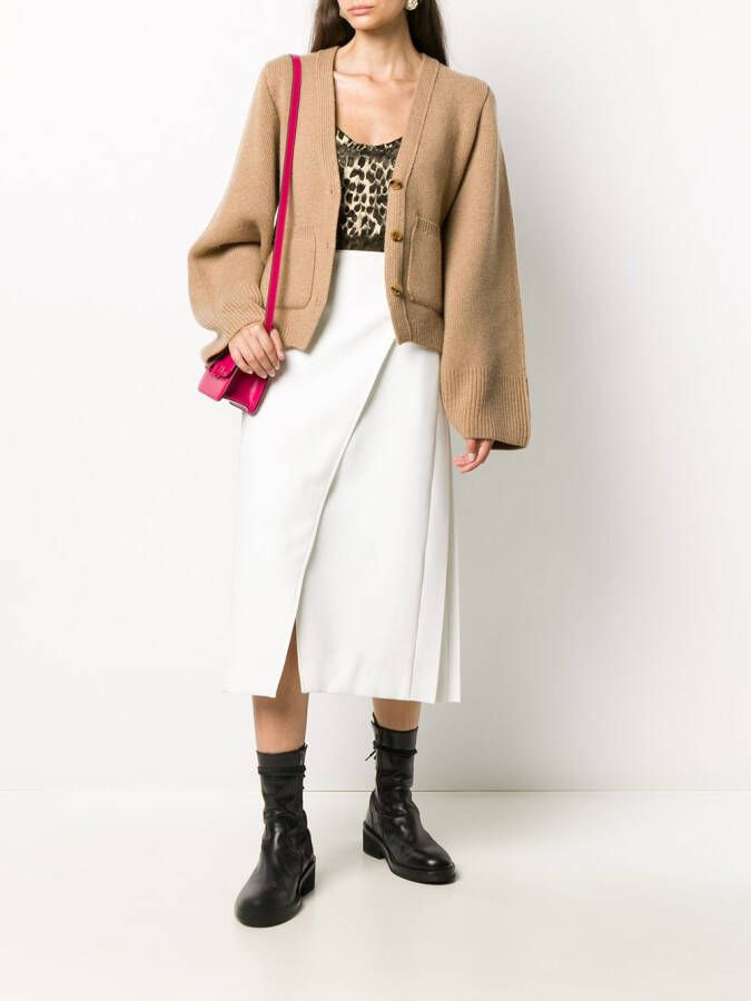 KHAITE Kasjmier vest Bruin