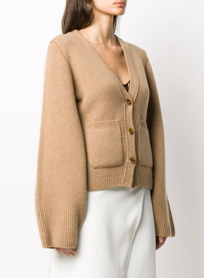 KHAITE Kasjmier vest Bruin