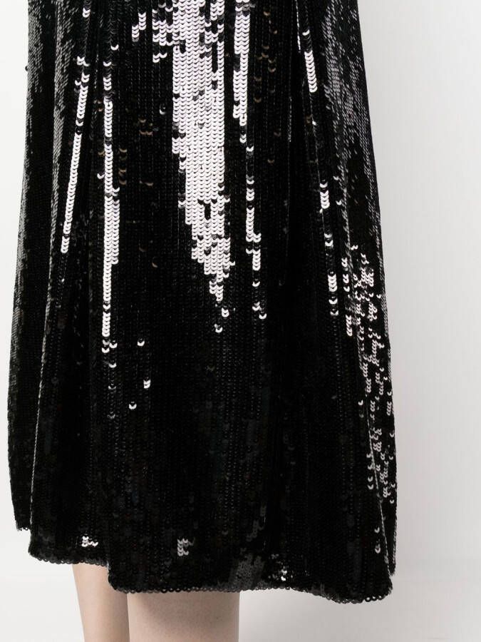 KHAITE High waist rok Zwart