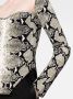 KHAITE Top met slangenprint Groen - Thumbnail 3