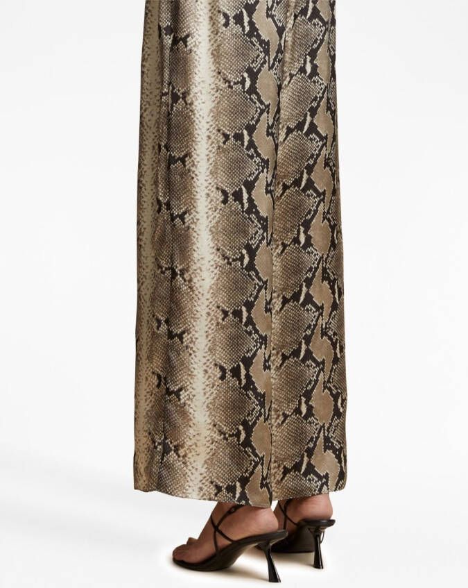 KHAITE Cropped broekxz Zwart