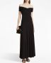 KHAITE Off-shoulder jurk Zwart - Thumbnail 2