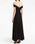 KHAITE Off-shoulder jurk Zwart - Thumbnail 4