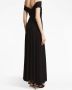 KHAITE Off-shoulder jurk Zwart - Thumbnail 5