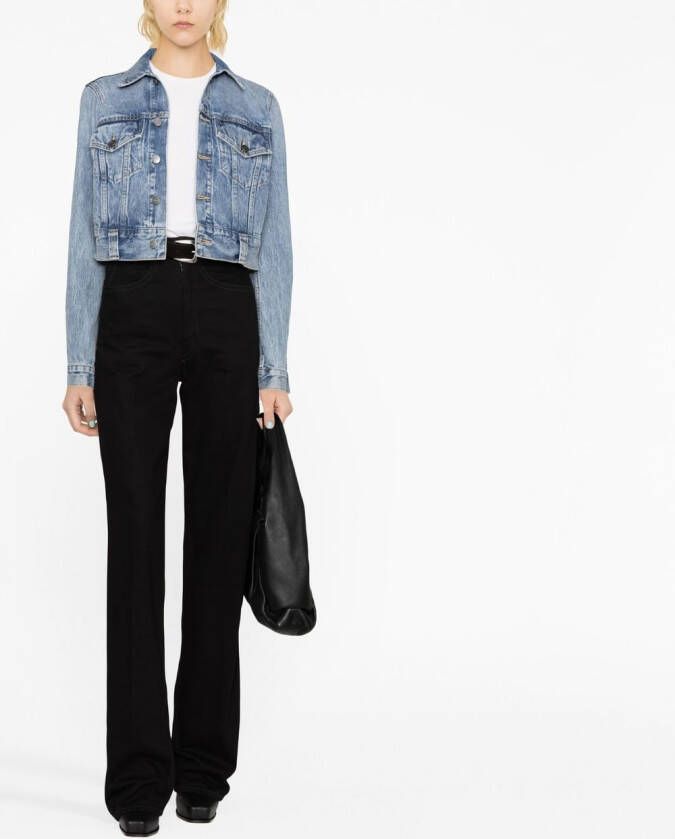 KHAITE Denim jack Blauw