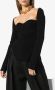 KHAITE Top met sweetheart hals Zwart - Thumbnail 3