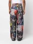 Khrisjoy Broek met grafische print Zwart - Thumbnail 4