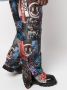 Khrisjoy Broek met grafische print Zwart - Thumbnail 5