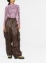 Khrisjoy Broek met ritszakken Bruin - Thumbnail 2