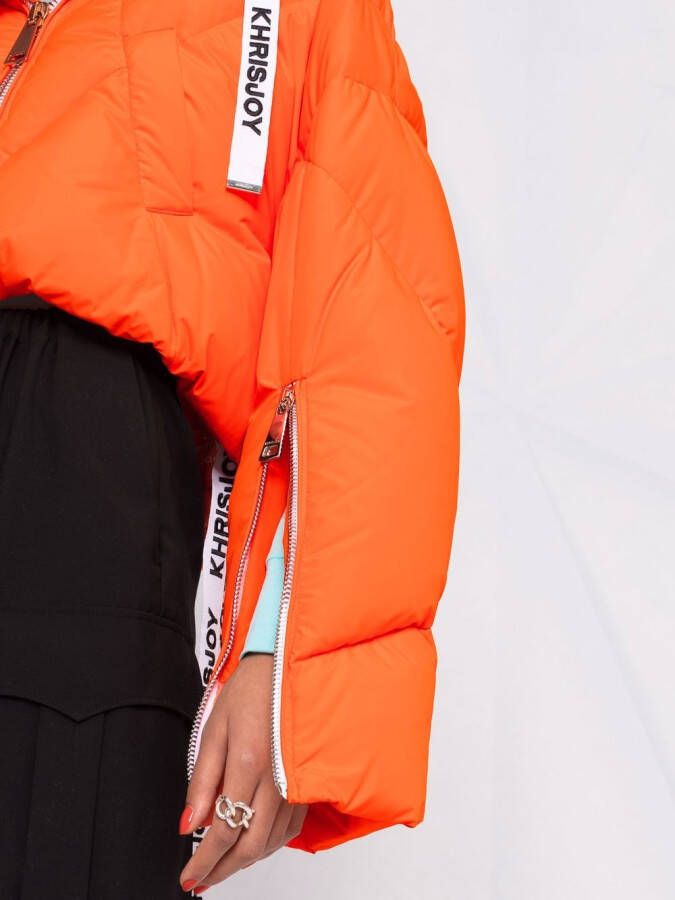Khrisjoy Cropped donsjack Oranje