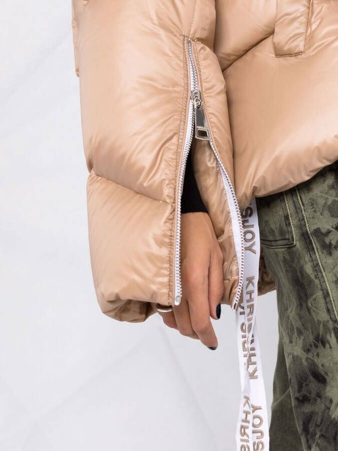 Khrisjoy Donsjack met capuchon Beige