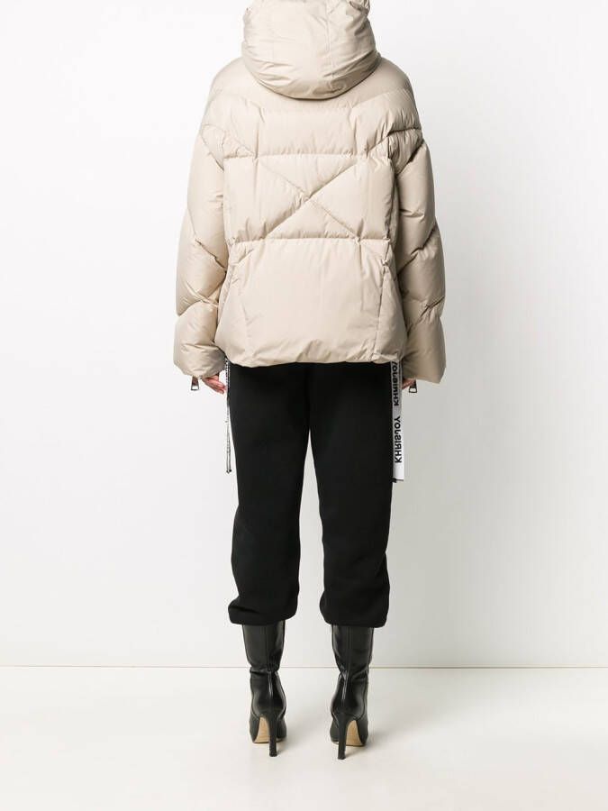 Khrisjoy Gewatteerde jas Beige