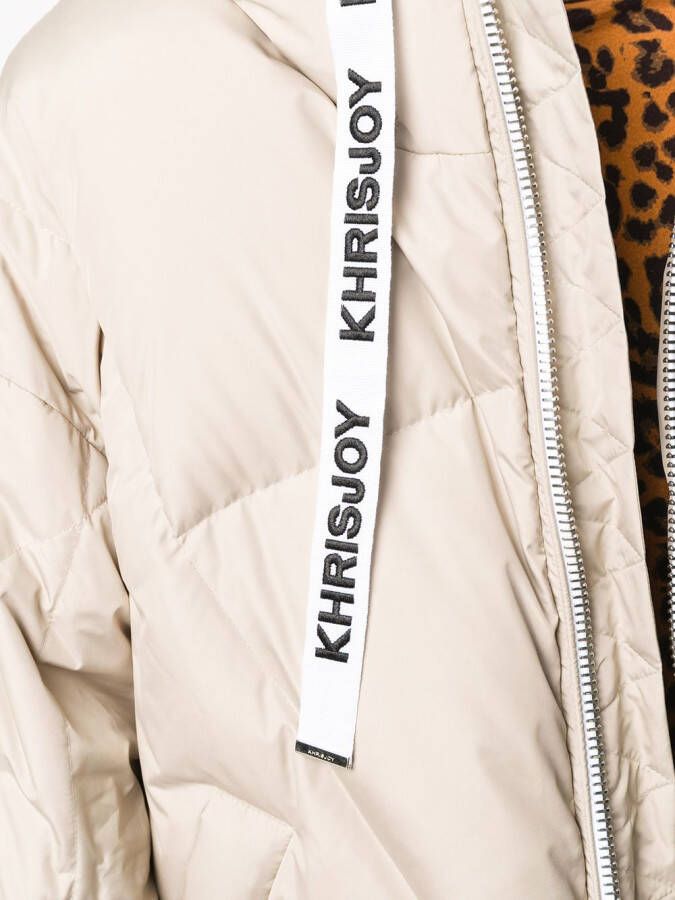 Khrisjoy Gewatteerde jas Beige