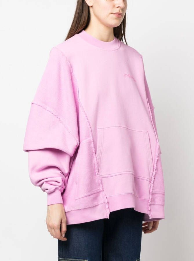 Khrisjoy Oversized sweater Roze