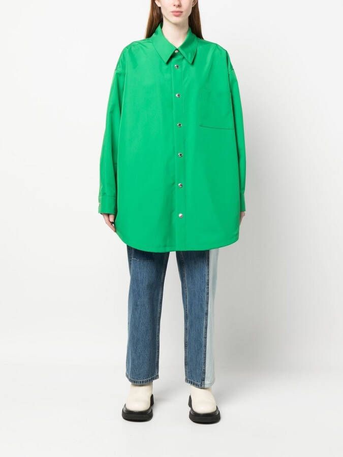 Khrisjoy Oversized blouse Groen
