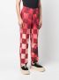 KidSuper Ribfluwelen broek Rood - Thumbnail 3