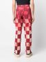 KidSuper Ribfluwelen broek Rood - Thumbnail 4