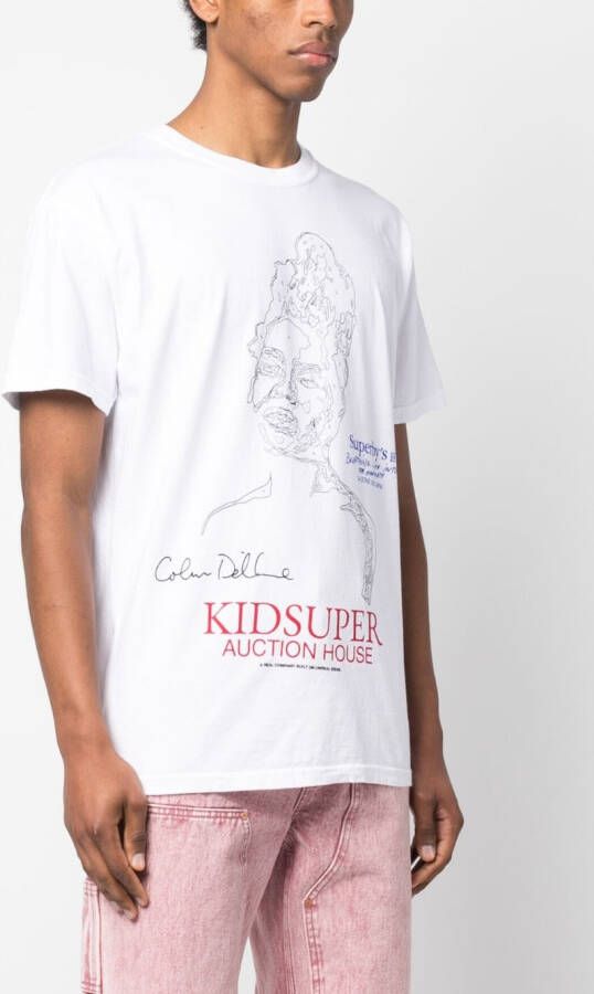 KidSuper T-shirt met grafische print Wit