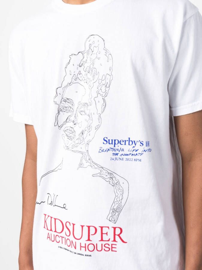 KidSuper T-shirt met grafische print Wit