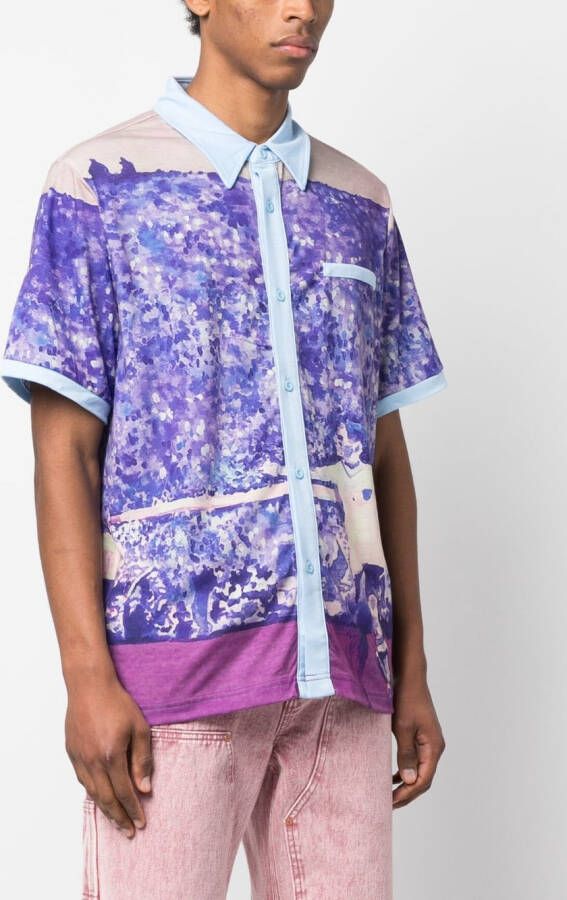 KidSuper Overhemd met print Paars