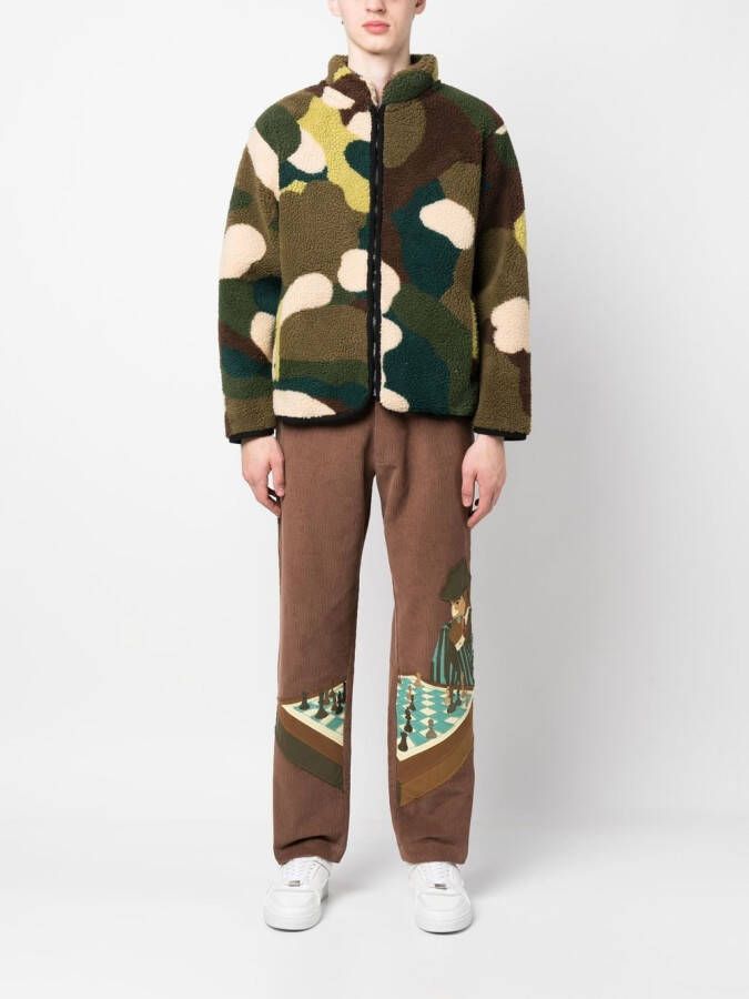 KidSuper Ribfluwelen broek Bruin