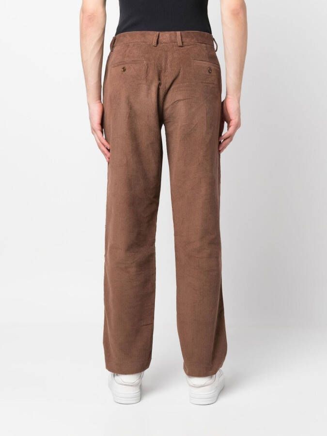 KidSuper Ribfluwelen broek Bruin