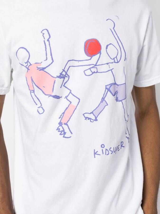 KidSuper T-shirt met print Wit