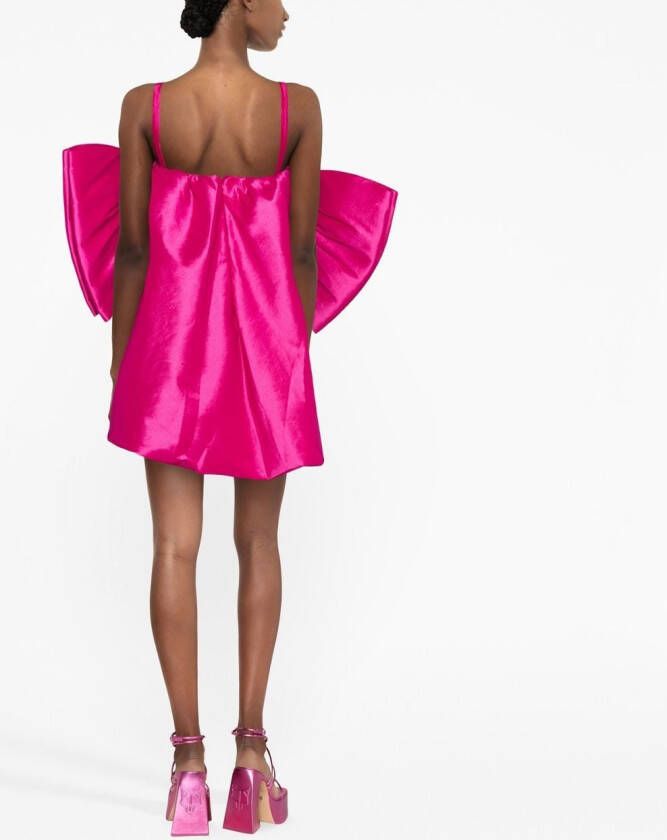 Kika Vargas Mini-jurk met strikdetail Roze