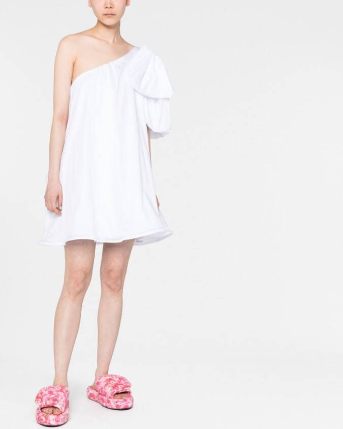 Kika Vargas Asymmetrische jurk Wit