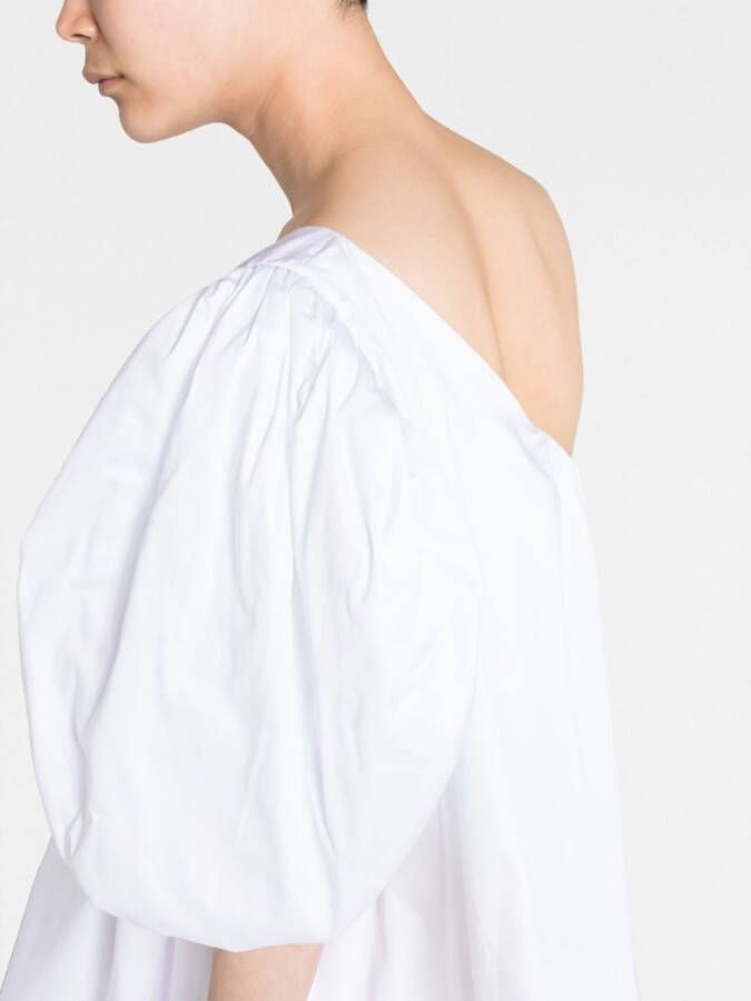 Kika Vargas Asymmetrische jurk Wit