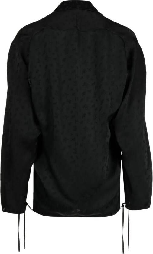 Kiko Kostadinov Blouse met V-hals Zwart