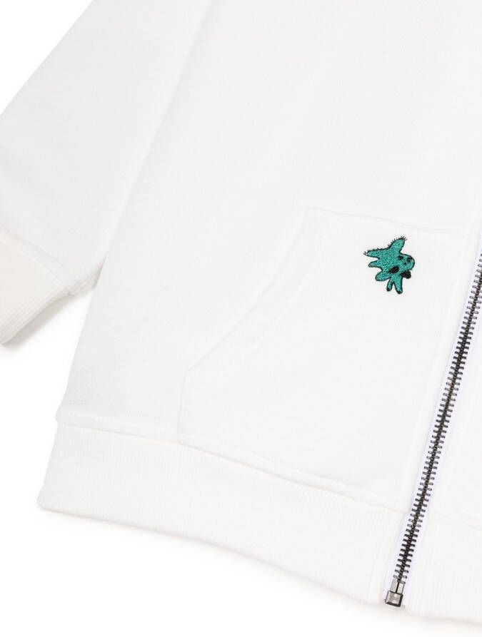 KINDRED Hoodie met geborduurd logo Wit
