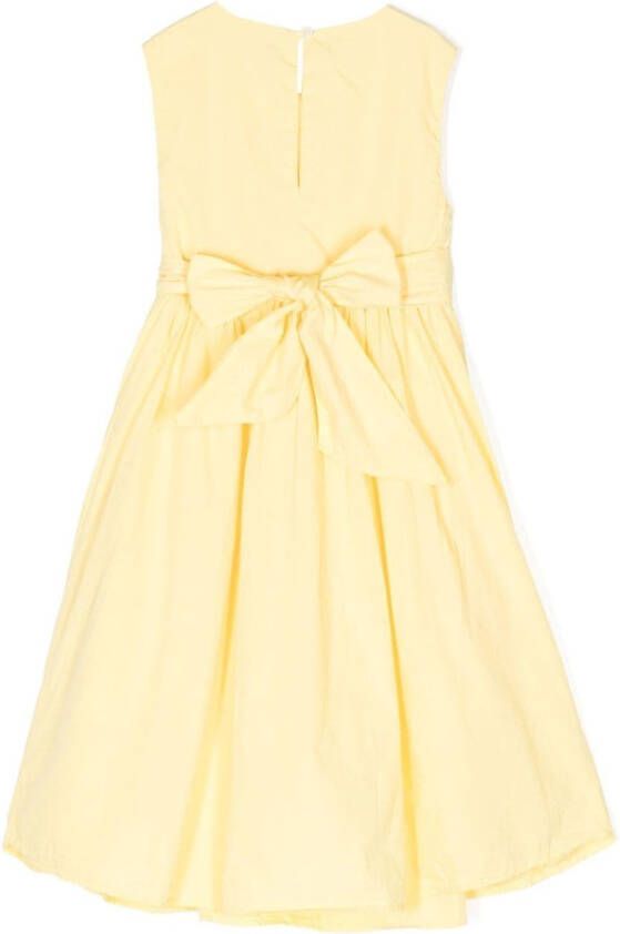 KINDRED Jurk met strikdetail Geel