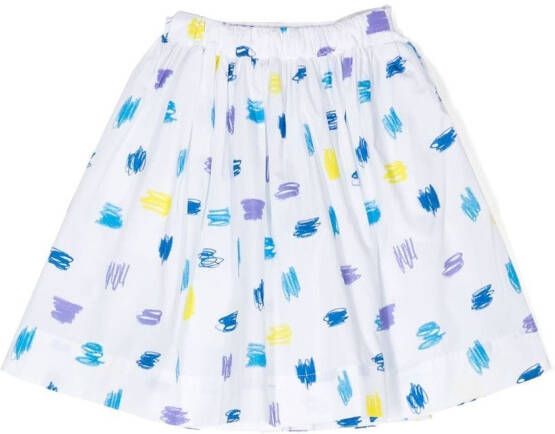 KINDRED Rok met abstracte print Wit