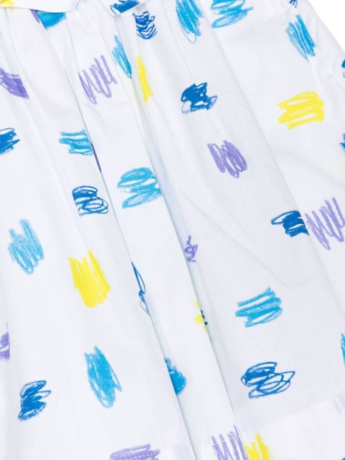 KINDRED Rok met abstracte print Wit