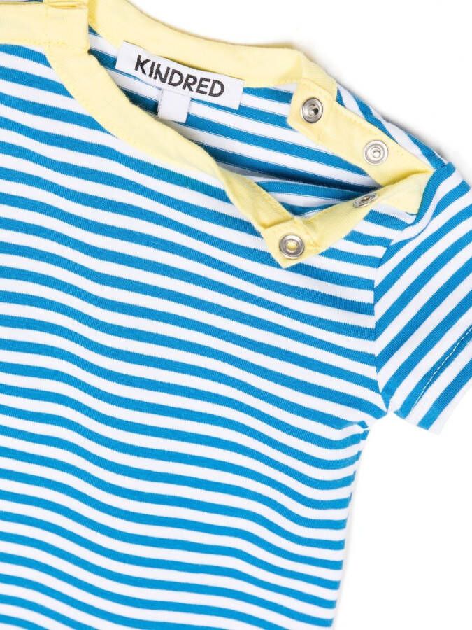KINDRED Romper set met horizontale streep Blauw
