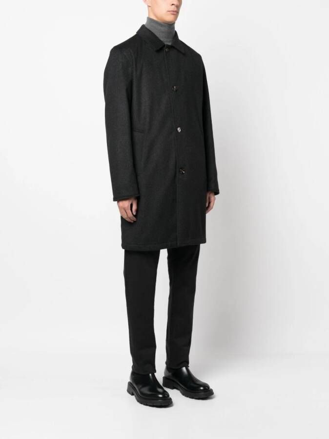 Kired Kasjmier trenchcoat Grijs