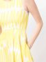 Kiton Mini-jurk met abstracte print Geel - Thumbnail 5