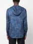 Kiton Overhemd met botanische print Blauw - Thumbnail 4